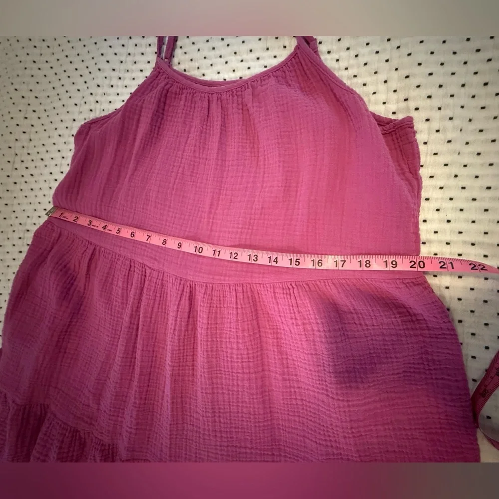 Universal Thread Fuchsia Pink Tiered Spaghetti Strap Dress - Picture 6 of 6